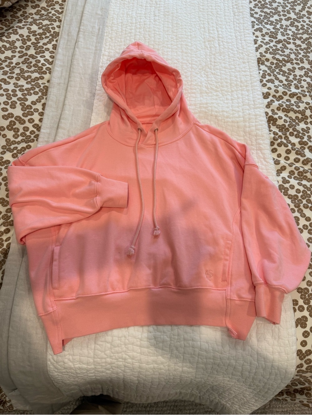 Altar'd State Neon Peach Oversize pullover hoodie